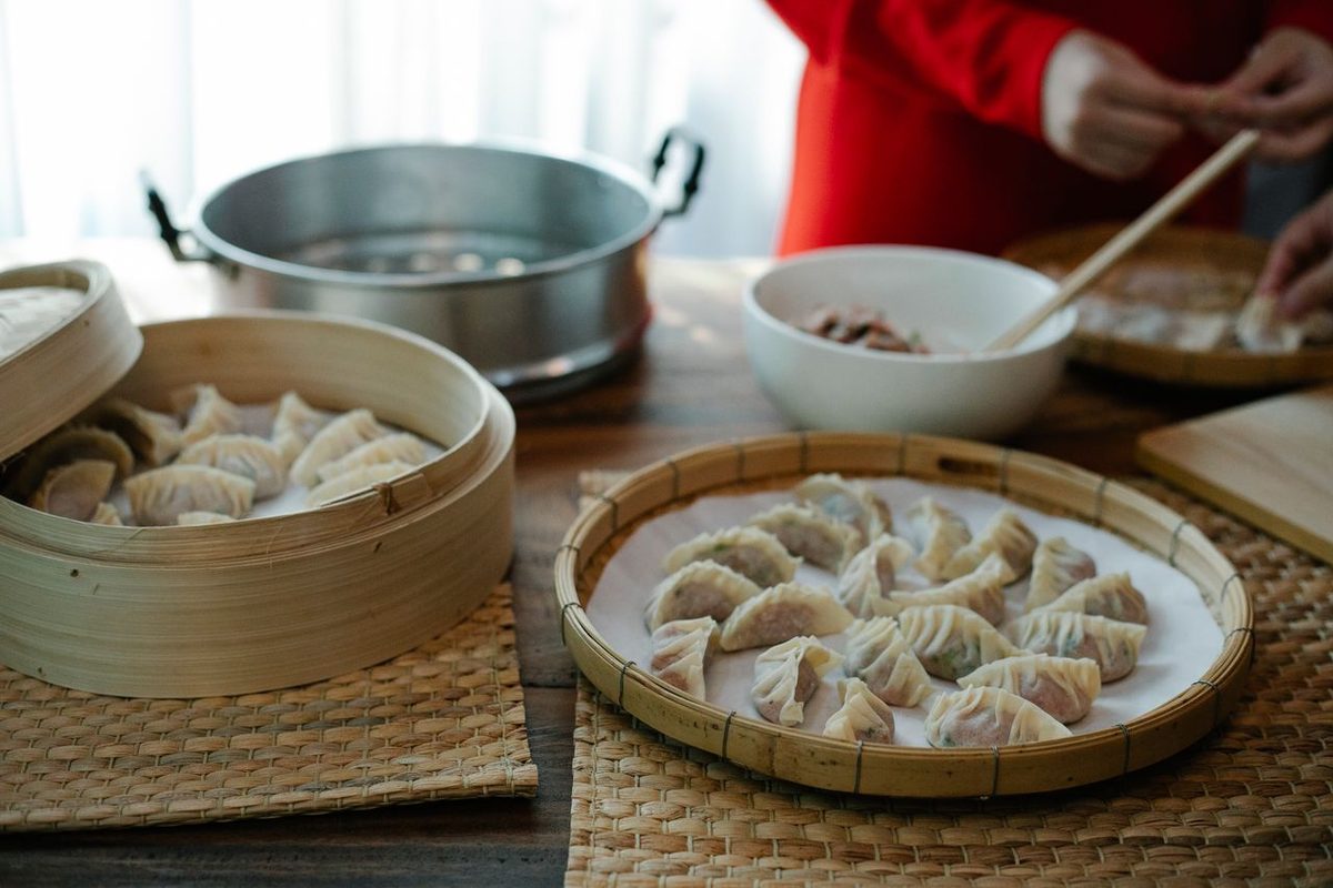 包饺子过程