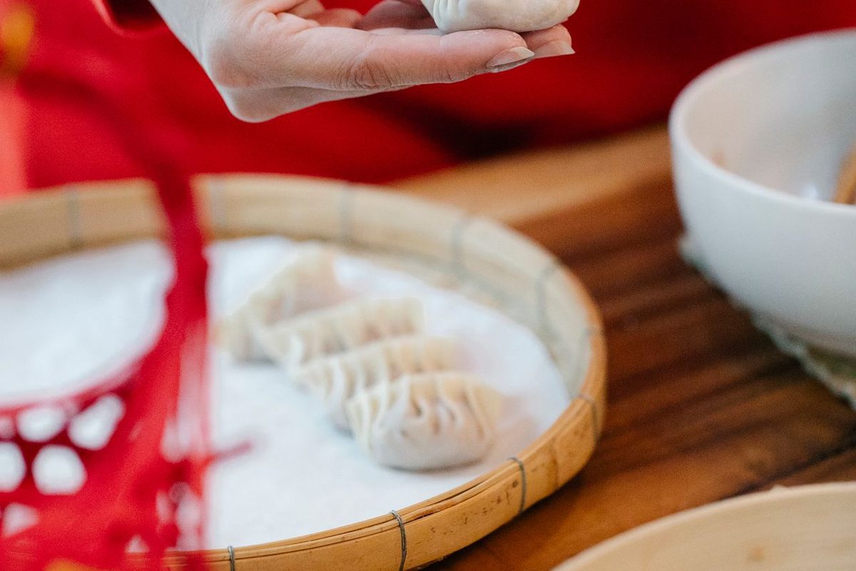 蒸笼饺子